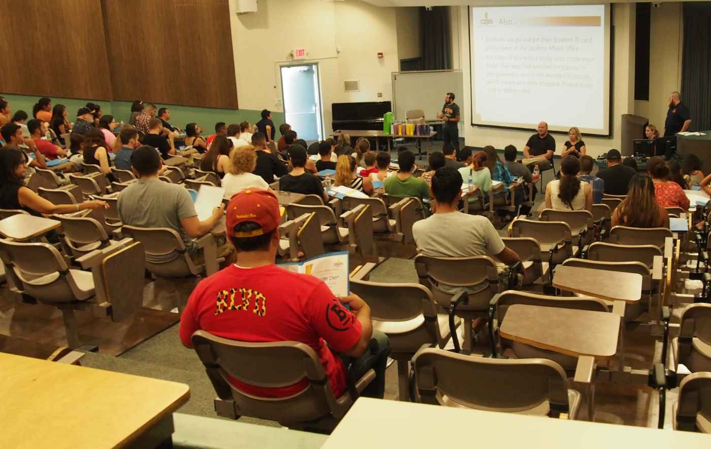 AAC staff presenting to a classroom