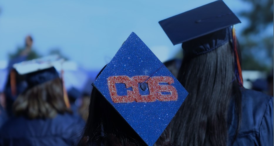 a person wearing a graduation cap