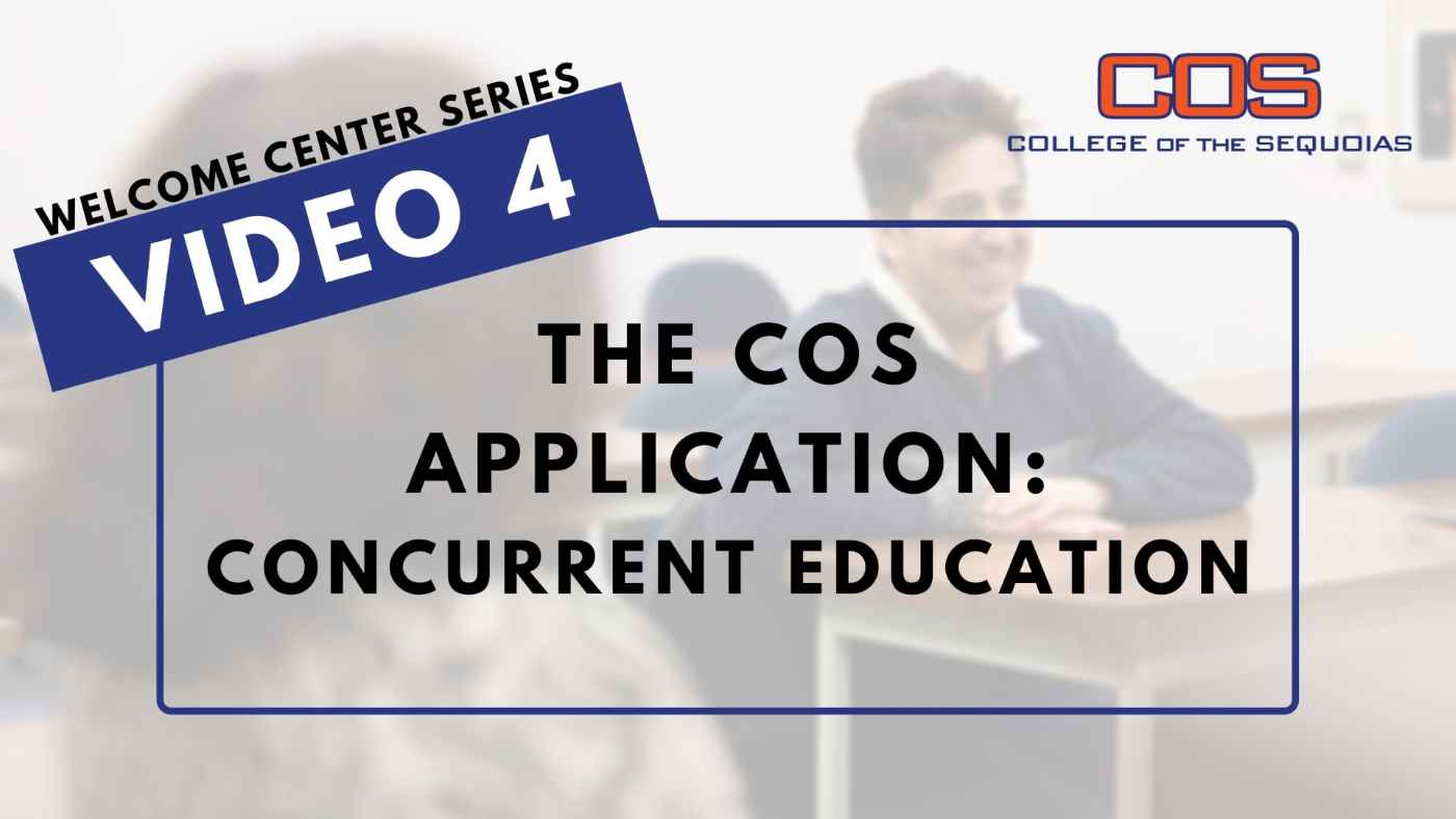 The COS Applicaiton: Concurrent Education