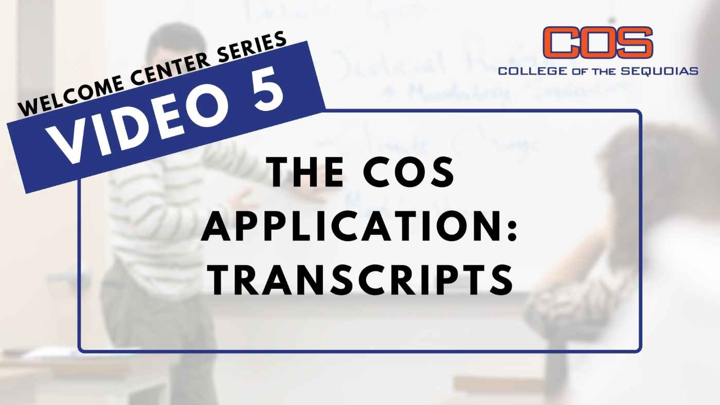 The COS Application: Transcripts